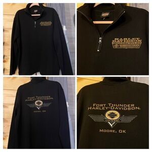 Harley Davidson Motorcycles 1903 Sweater, Fort Thunder Harley Davidson, Size XL